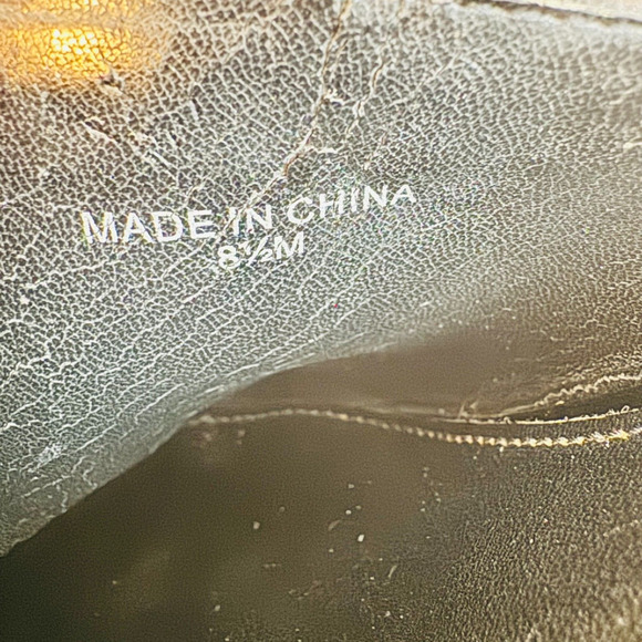 Rebecca Minkoff Shoes Womens 8.5 Black Leather Mules Studded Block Stacked Heel - Picture 12 of 13